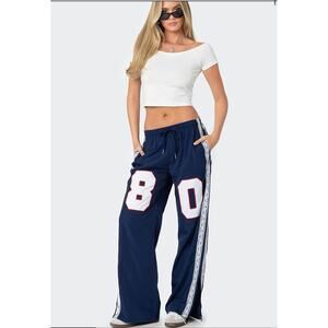 Edikted 1980 blue track pants